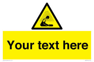 Custom warning asphyxiating atmosphere